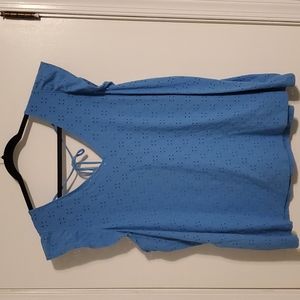 Baby blues eyelet top